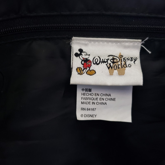 Walt Disney World Tote Bag Black Large 2005 Where the Party Never Ends Rare - Picture 2 of 9
